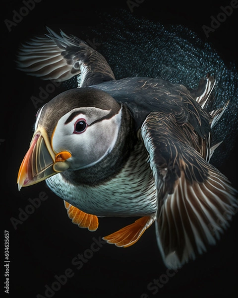 Obraz Papageienvogel, KI generiertes Bild