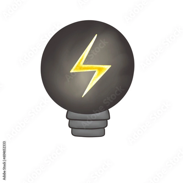 Obraz light bulb energy 