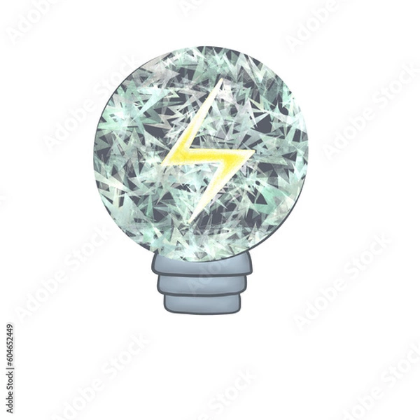 Obraz light bulb energy 