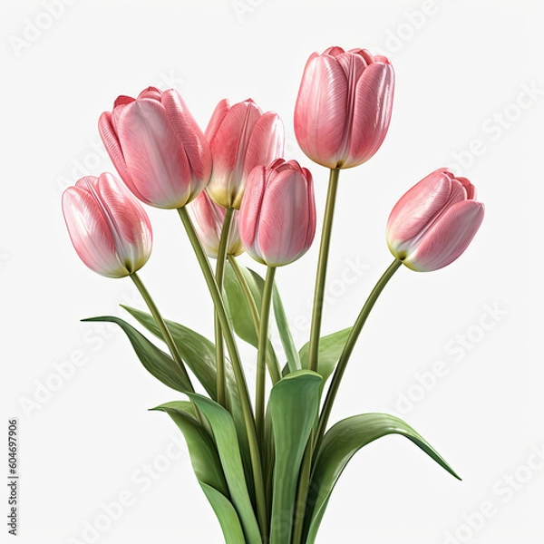Fototapeta Tulips Clipart