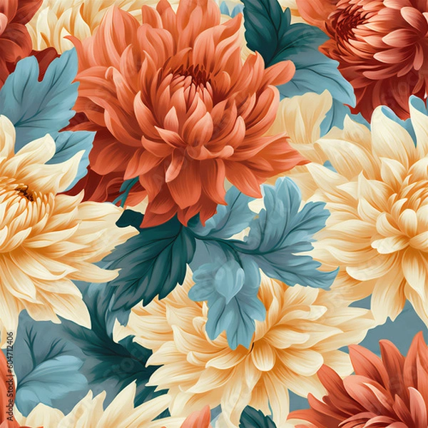 Obraz seamless floral pattern