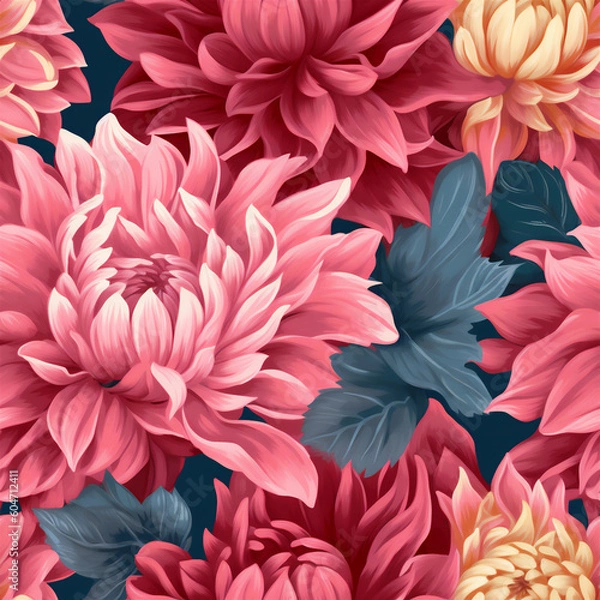 Obraz seamless pattern with flowers