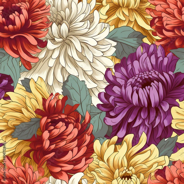 Obraz seamless floral pattern