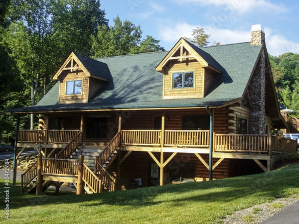 Fototapeta Log House