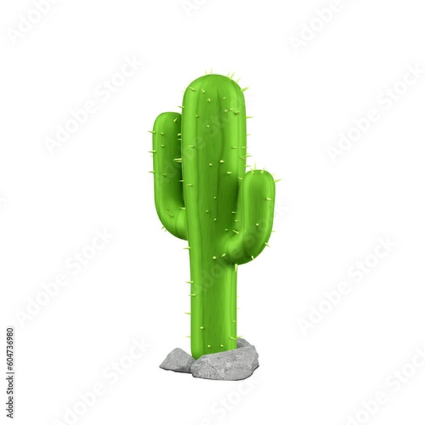 Obraz Cactus realista isolado