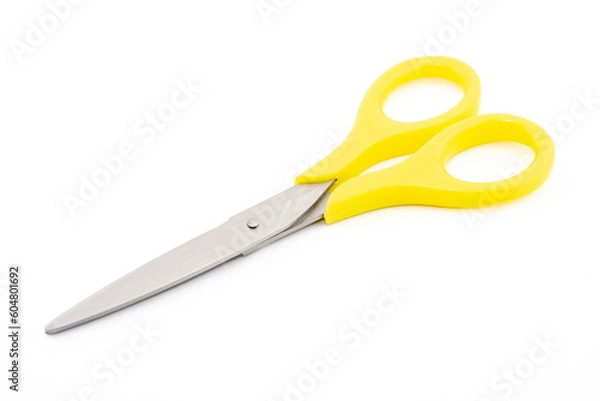 Obraz はさみ　黄色