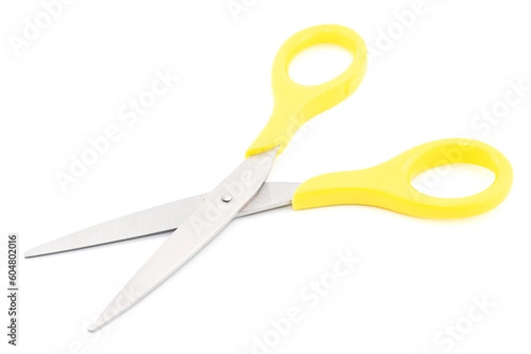 Obraz はさみ　黄色