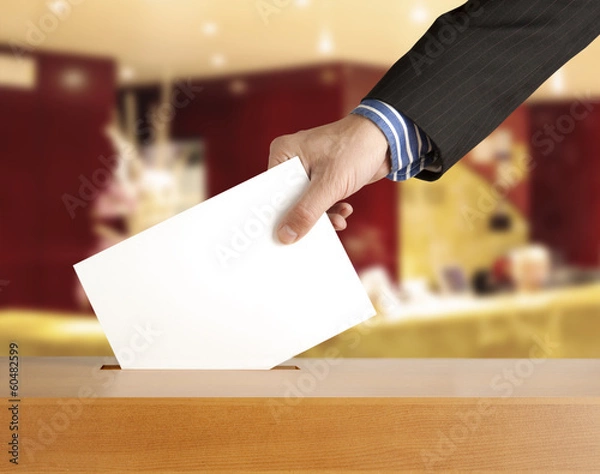 Obraz Voting ballot