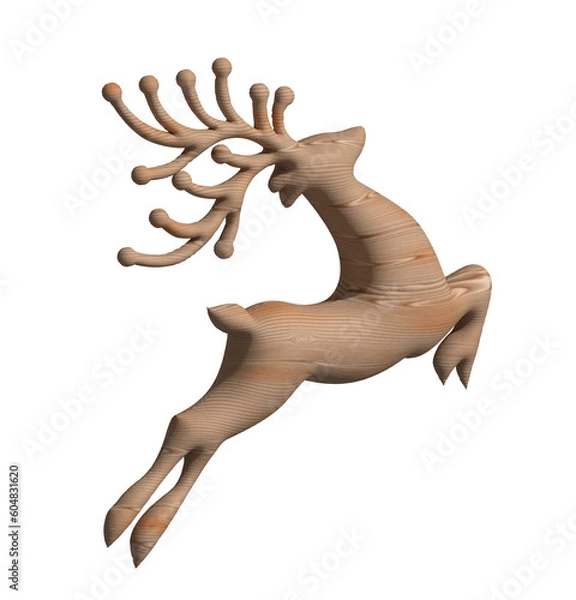 Obraz Springende Hirsch.