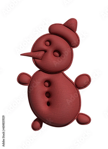 Obraz Braune Schneemann.