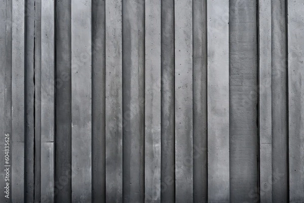Fototapeta Render with gray vertical stripes Generative AI