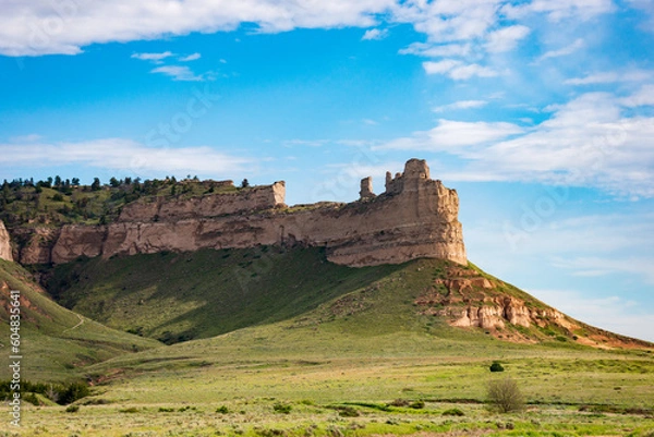 Obraz Buttes and Landscape of Scotts Bluff National Monument