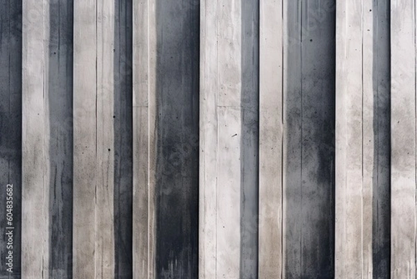 Fototapeta Render with gray vertical stripes Generative AI