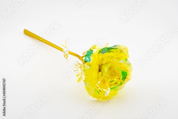 Obraz 黄色いバラ　造花