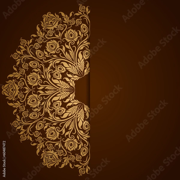 Obraz Elegant background with lace ornament