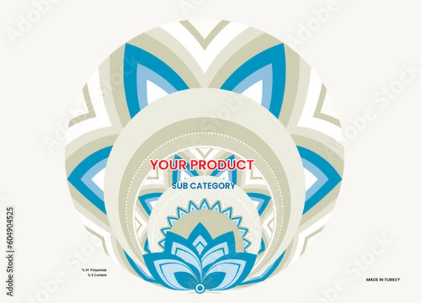 Fototapeta Product Packaging Design Seamless Vector