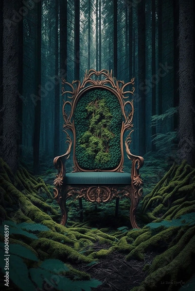 Obraz Sofa in the wood