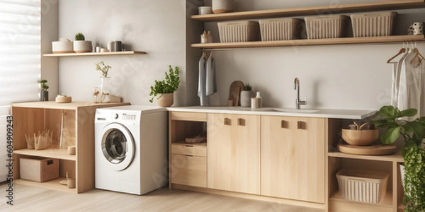 Obraz modern kitchen interior with kitchen