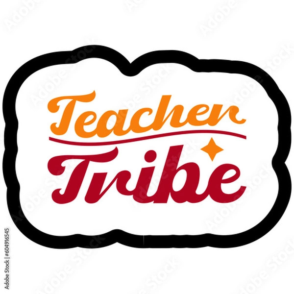 Obraz Retro Teacher  T-shirt Design, Vector