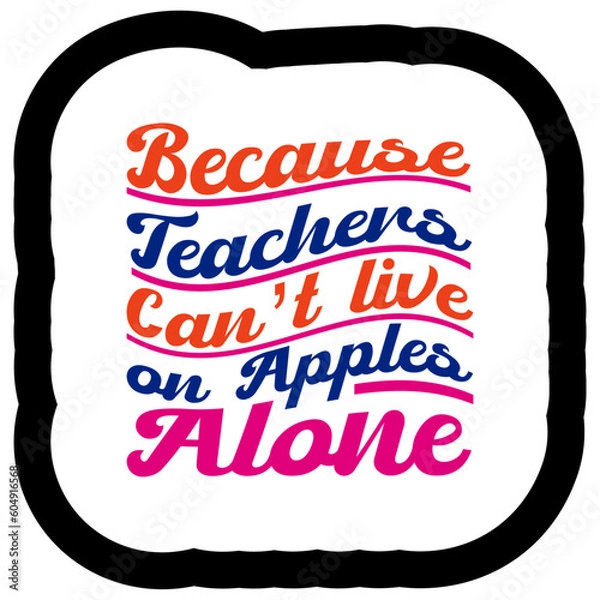 Obraz Retro Teacher  T-shirt Design, Vector