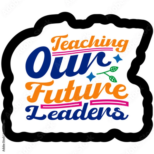 Obraz Retro Teacher  T-shirt Design, Vector