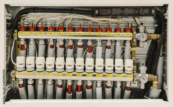 Obraz Centralized heating and air conditioning system