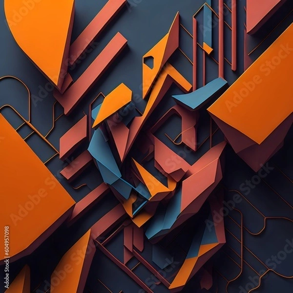 Obraz abstract background. AI Genareted