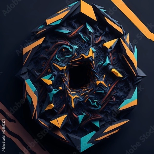 Obraz abstract background. Ai Genareted