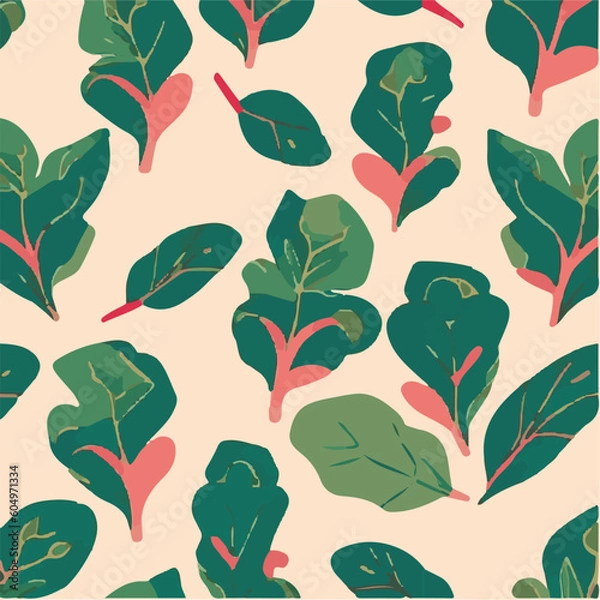Obraz cute simple chard pattern, cartoon, minimal, decorate blankets, carpets, for kids, theme print design
