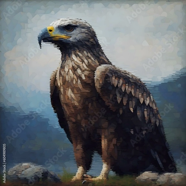 Obraz "portrait of a eagle"Ai