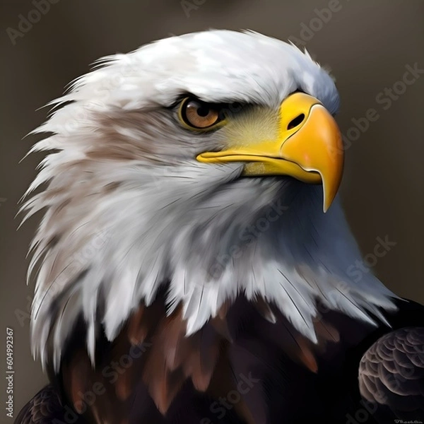 Obraz "Adapting for Survival: The Evolutionary Secrets of an Eagle's Beak"Ai