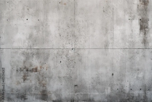 Fototapeta Concrete wall texture as background Generative AI