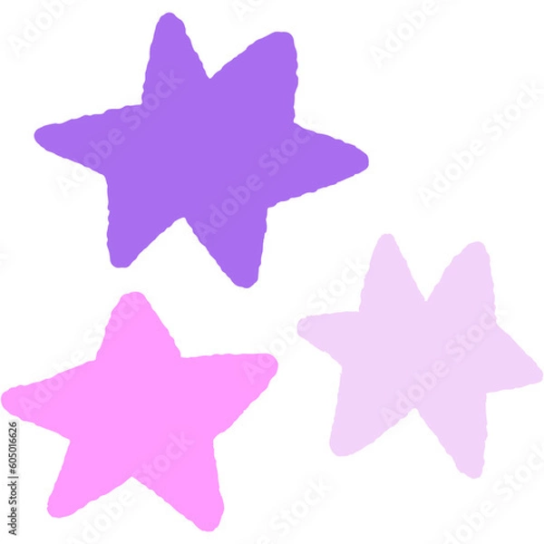 Fototapeta Stars flat line icons . Starry night, falling star, firework, twinkle, glow, glitter burst sticker. Hand drawn sun graphic in simple shape with smiley face, minimal star, rainbow moon curve text box 