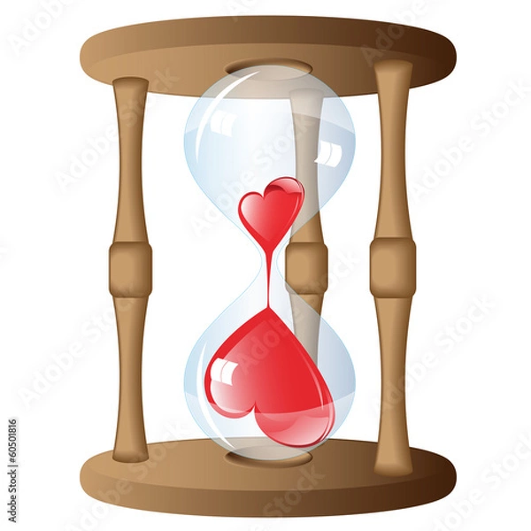 Obraz Strange hour glass