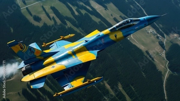 Obraz Airplane in sky 