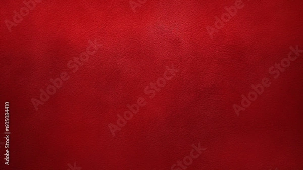 Fototapeta Red Velvet Fabric Texture Background - Textile Material - Generative AI