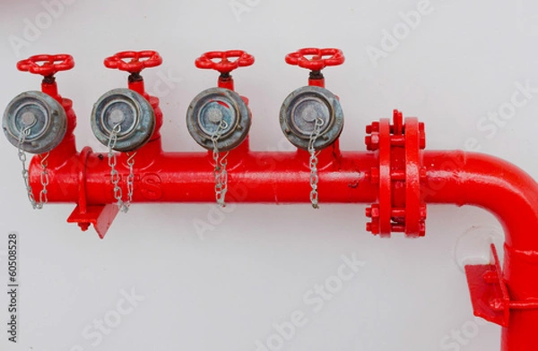 Fototapeta  red valves