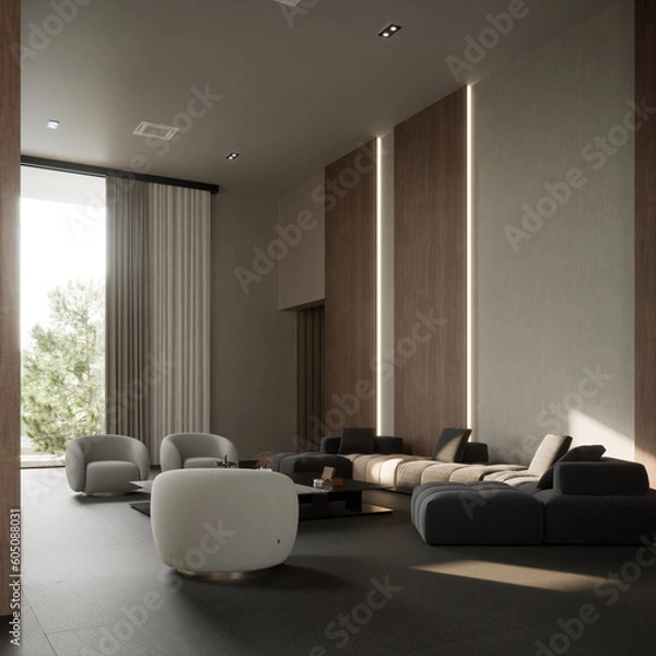 Obraz 3D Modern Villa Design