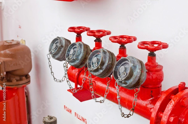 Fototapeta  red valves