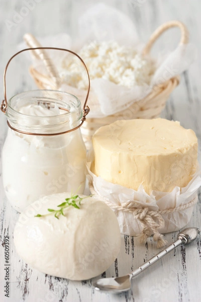 Obraz Dairy products.