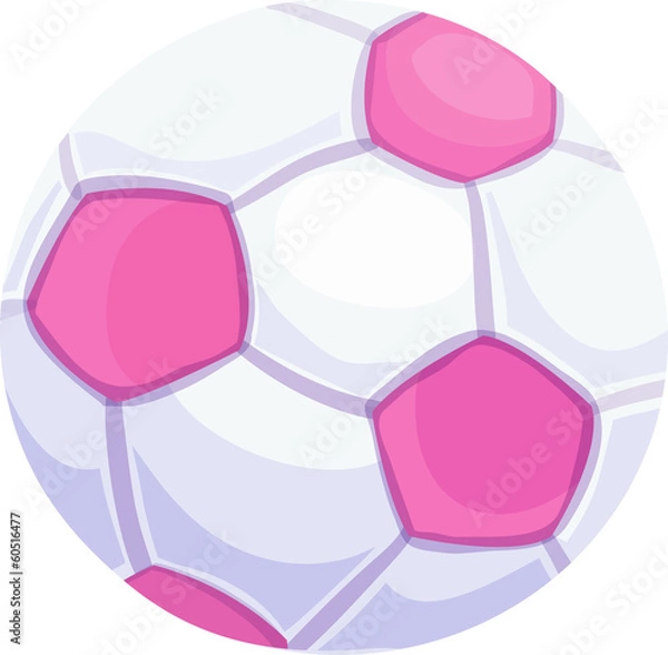 Obraz Girly Soccer Ball