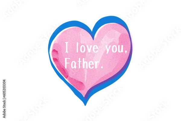 Fototapeta father's day sentiment