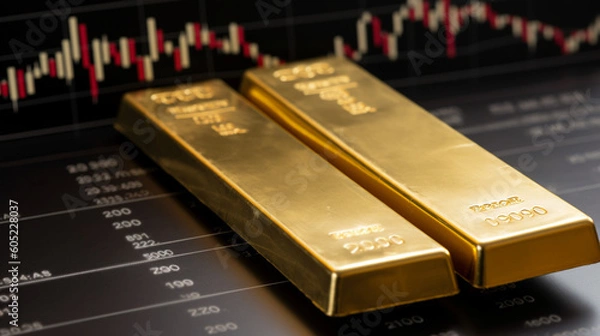 Obraz Gold-bars-paper-102