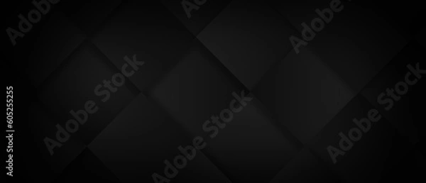 Fototapeta Abstract black pattern and dynamic background poster