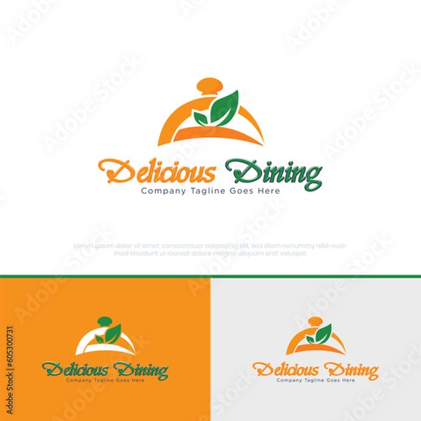 Fototapeta Delicious Dining  Logo Design 