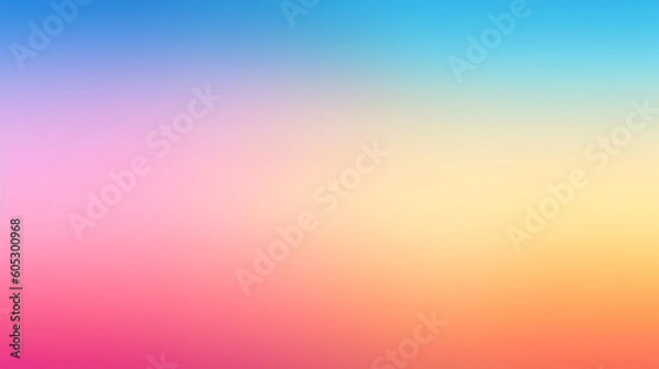 Fototapeta AI Generated. Serene Gradient Background with Soft Colors. Abstract Digital Art with a Minimalist and Peaceful Design. Aesthetically Pleasing Creation in Harmonious Tones.