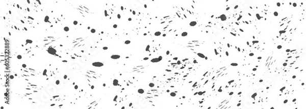 Obraz Abstract grunge black on white background