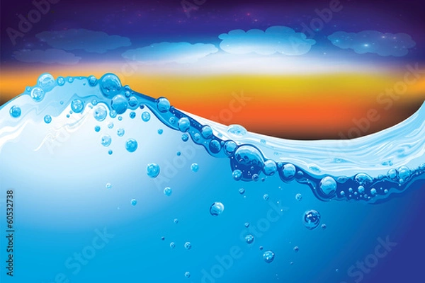 Obraz water background