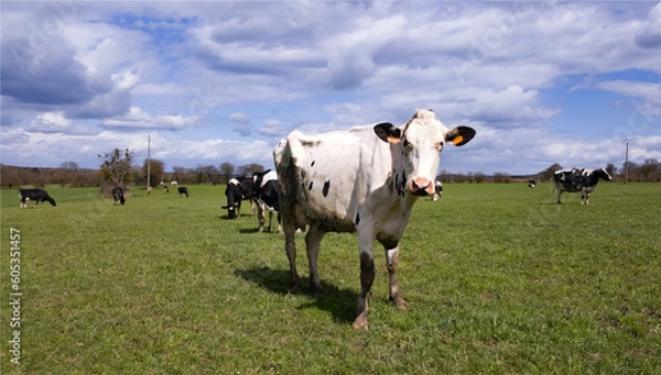 Obraz Vache dans la campagne