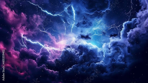 Obraz Galactic Storm : Generative AI